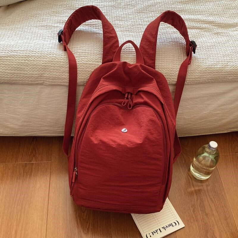 轻便防水韩版休闲双肩包女电脑包通勤包大学生上课双肩包小众款