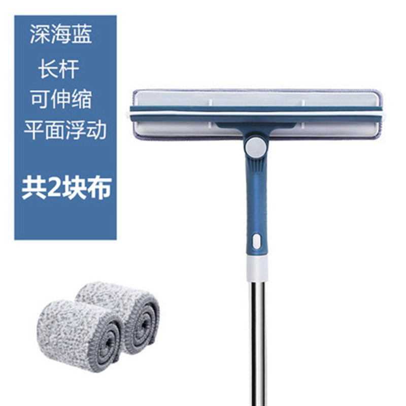 新款擦玻璃神器家用伸缩杆双面擦窗刷刮洗刮水器一体高楼清洗窗