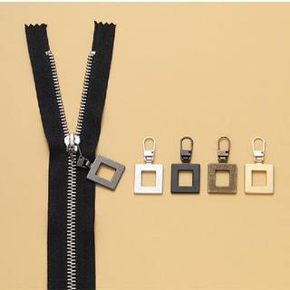 极速5pcs Metal Zipper Pull Replacement Detachable Zipper Sli