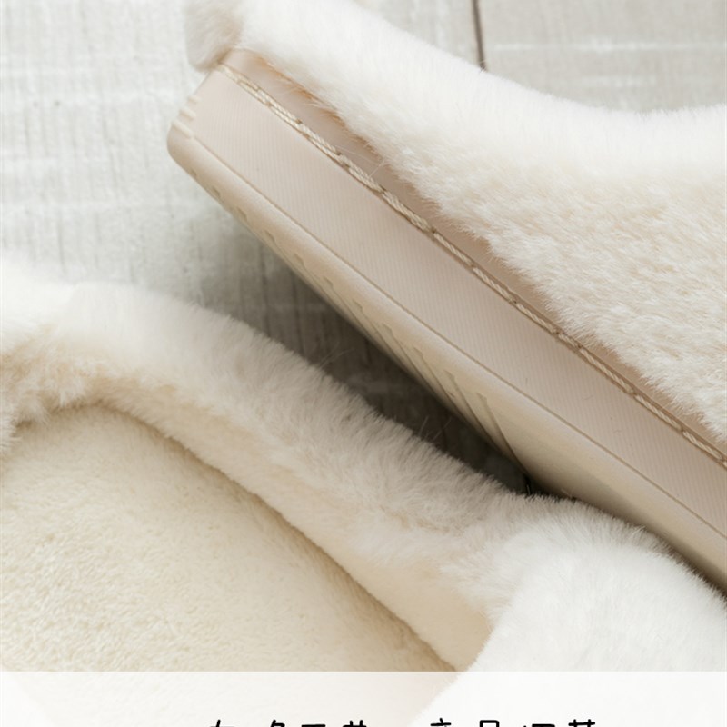 可爱亲子棉拖鞋女毛绒卡通厚底保暖情侣J室内秋冬天家用男居家儿