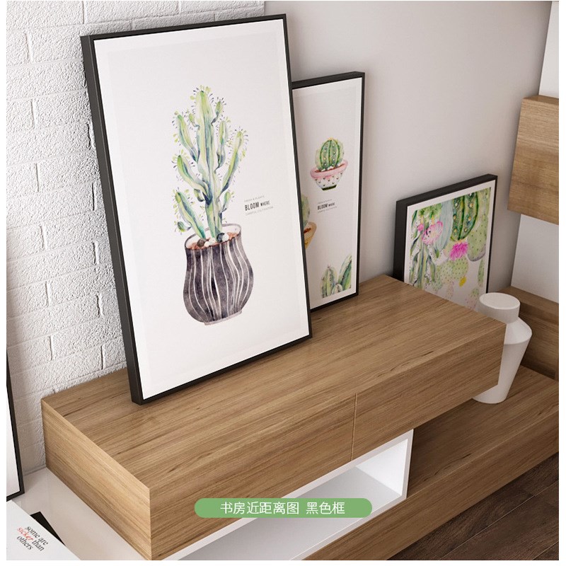 小清新植物花卉装饰画北欧客厅背景墙装饰壁画 墙上布艺挂画餐厅图片