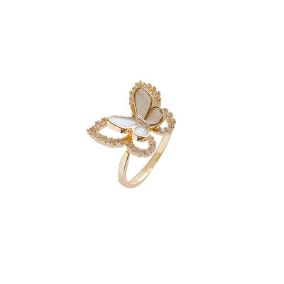 推荐diamond open ring for women temperament wild rings jewel