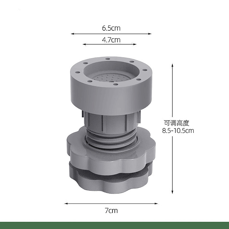 推荐洗衣机增高垫抬高垫高块底座滚筒垫脚增高防滑垫底部减震隔音