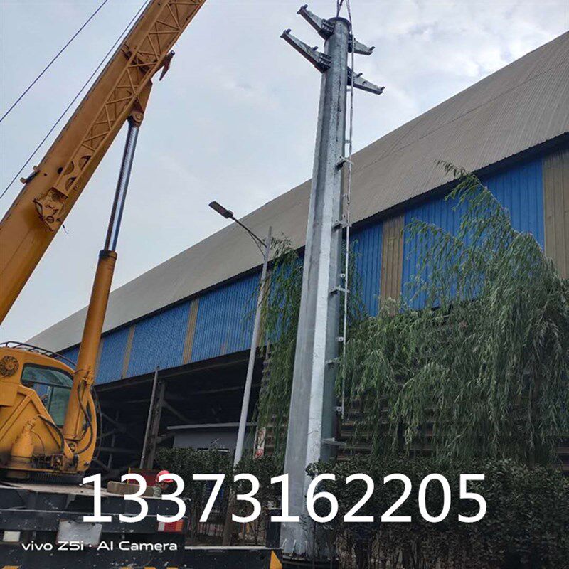 厂家电力钢杆厂批定制 电力钢管塔角钢塔 双回路钢管杆 终端杆 转