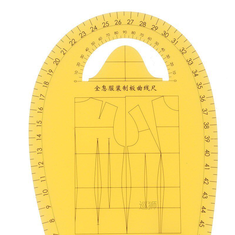 Fashion Design Ruler Clothing Curve Armhole Ruler Pattern De