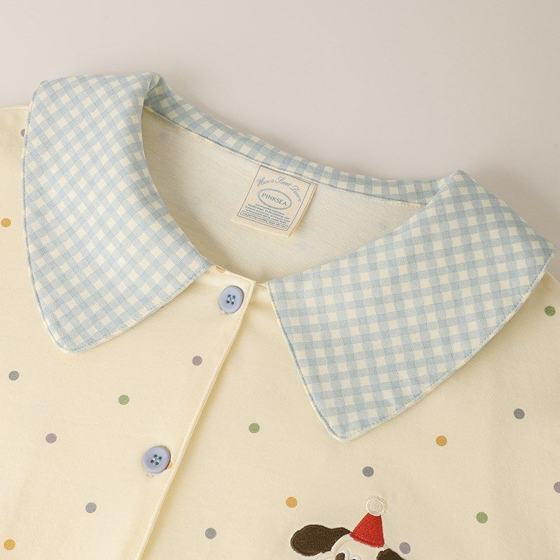 睡衣女春秋新款柔软磨毛长袖长裤套装可爱甜美少女大码家居服,女士内衣/男士内衣/家居服,睡衣/家居服套装,淘宝优惠券,粉丝福利购,淘宝优惠卷