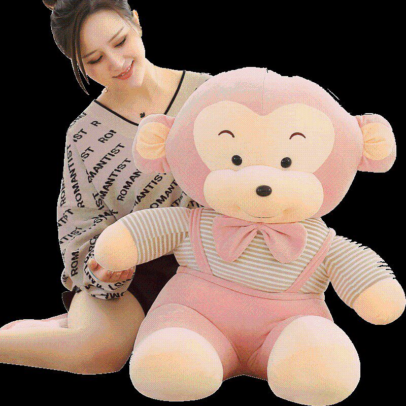 大号猴子公仔毛绒玩具可爱玩偶女孩布偶洋娃娃睡觉抱枕生日礼物萌