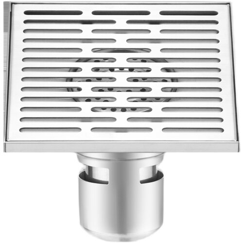 304不锈钢室外庭院大尺寸地漏防臭1520cm110管DN50大排量器75