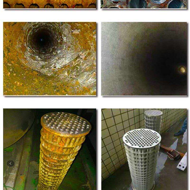 集中空调冷凝器清洗剂水冷机清洗垢粘泥除垢剂地暖锅炉换热器除垢