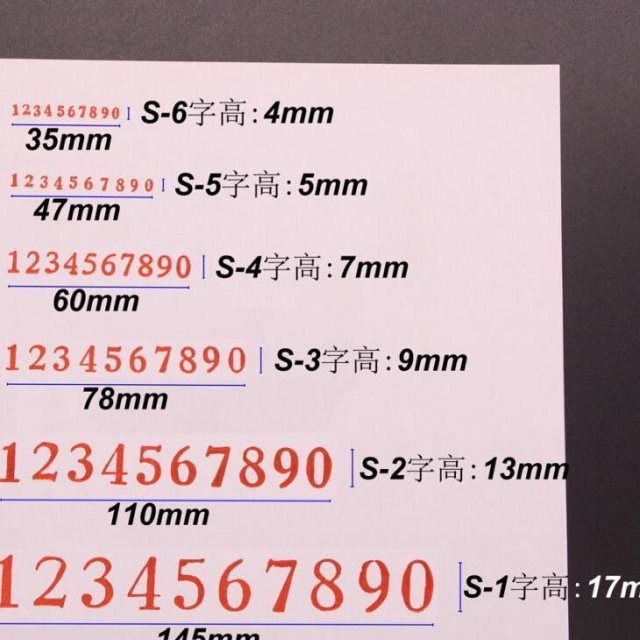 推荐0-9数字章号码章小号中号大号学生印章价格手账编号日期标签 文具电教/文化用品/商务用品 财务证明用品 原图主图