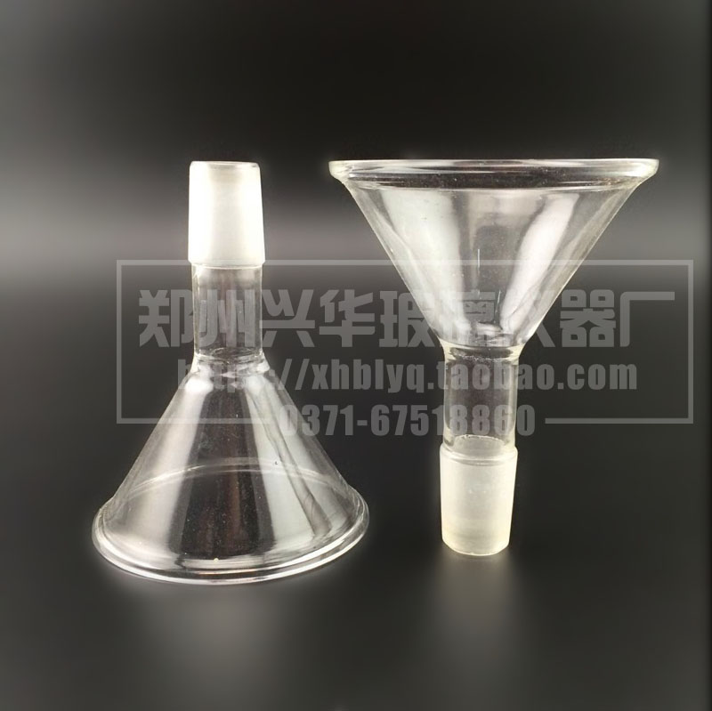 速发玻璃加料漏斗100mm/24口标准口进料漏斗/三角加料漏斗标准磨 文具电教/文化用品/商务用品 教学仪器/实验器材 原图主图