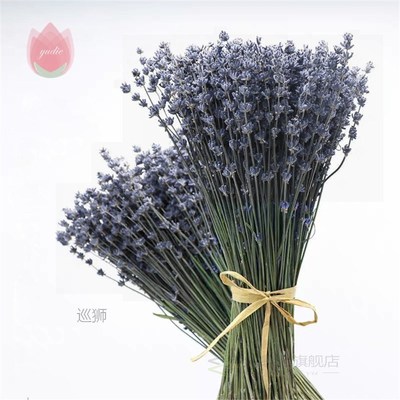 50 Pcs Lavender Natural Dried Flower Bouquet For Wedding Par