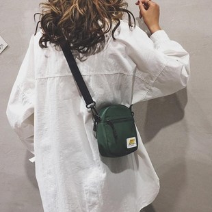 放手机的小包包迷你布艺手机包女斜挎夏天百搭韩版零钱包蹦迪小包