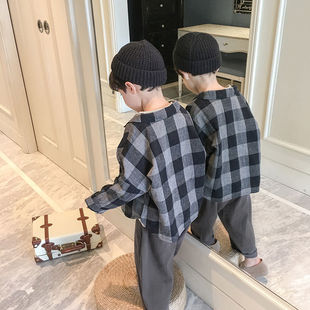 子2023秋装 小童洋派老爹裤 新款 儿童帅气宽松休闲裤 宝宝韩版 男童裤