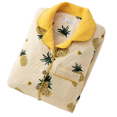 春秋冬季纯棉月子服产后p哺乳产妇加厚12空气棉9孕妇睡衣10月份11