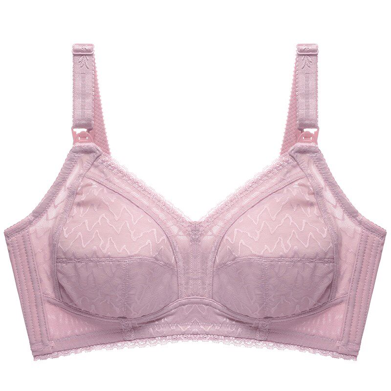 大码哺乳内衣聚拢防下垂怀孕期纯棉舒适喂奶胸罩孕妇文胸大胸产后