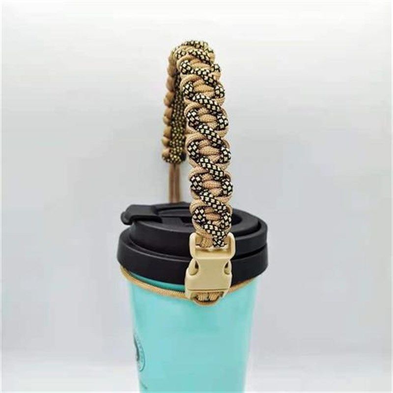 遇绳艺手工编织水杯绳奶茶咖啡杯魔膳师保温杯提绳饮料瓶