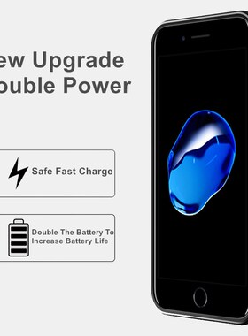 Metal Shell For Iphone 6 6s Plus 7 8 Plus Battery Case 4000
