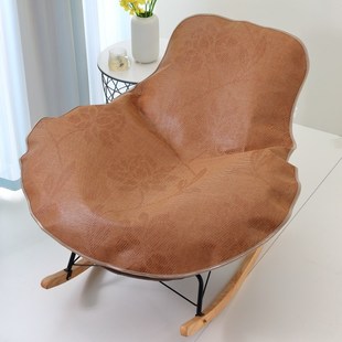 古藤夏季摇摇g椅躺椅凉席套子垫子夏天凉垫坐垫透气网红龙虾椅套