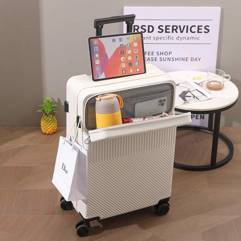 拉杆箱前置新款小型2024结实登机男女款大容量开口行李箱耐用拉链,箱包皮具/热销女包/男包,旅行箱,淘宝优惠券,粉丝福利购,淘宝优惠卷