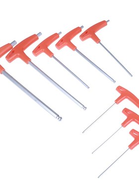 Hand Tool 2/2.5/3/5/6/8mm Chrome Vanadium Steel Inner Hexago