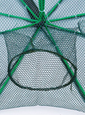 6/8/12/16 Holes Folded Portable Hexagon Fishing Net Crayfish