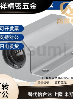 直线轴承箱式单元 轴滑移型固定座组件 LHGS20-20 LMY51-d20-H20