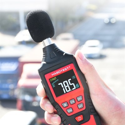 HB高精度噪音计测声音分贝仪噪声测试仪家用专业检测音量器声级计