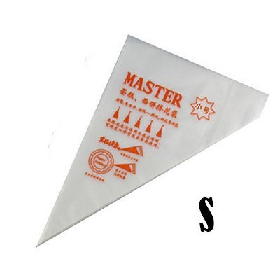 100pcs Disposable Pastry Bags S/M/L Size Piping Bag Confecti