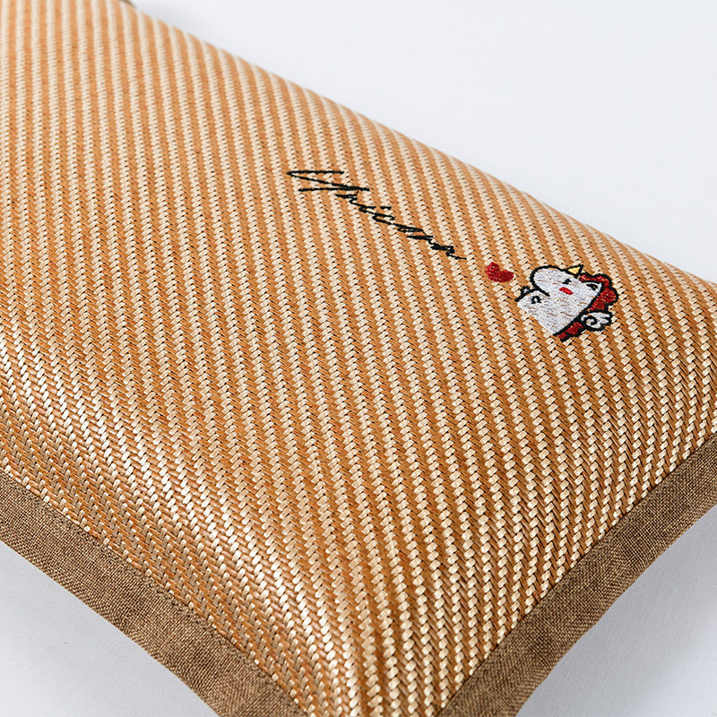 现货夏天儿童枕头套枕芯套单人学生幼儿园凉枕套婴儿凉爽冰藤枕席