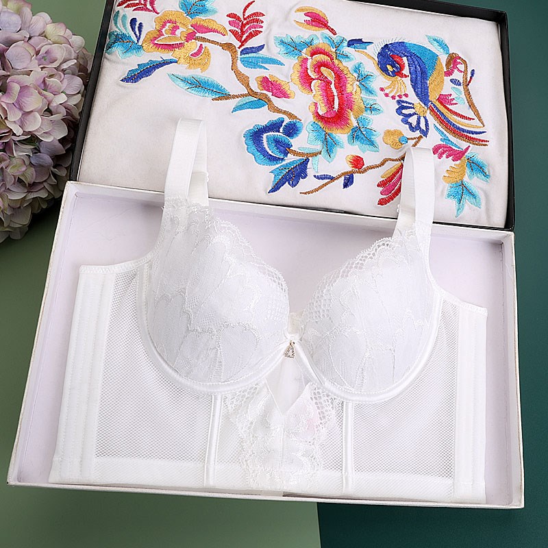 调整型内衣女七排扣身材管理器胸罩聚拢收胃防Q下垂高侧比薄款文