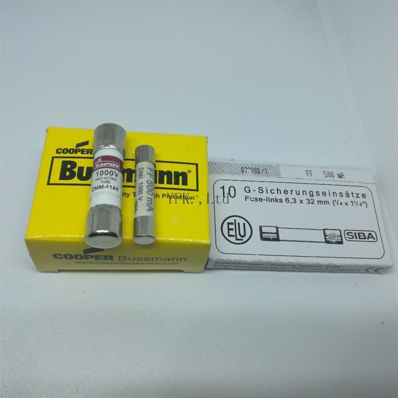 1pair=DMM-11AR+ SIBA FF500MA 1000VAC/DC FUSE FOR FLUKE MUL