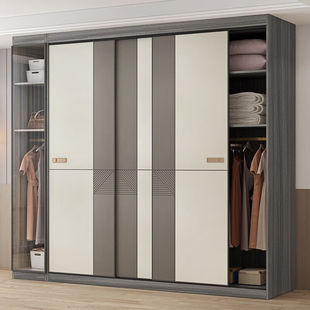 京之恋衣柜纯实木卧室现代简约大容量储物衣橱大衣柜子120主柜