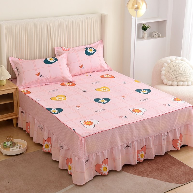 单件床裙全棉床盖床罩床套床单1.8米1.5m床床裙防滑保护套,床上用品,床裙,淘宝优惠券,粉丝福利购,淘宝优惠卷