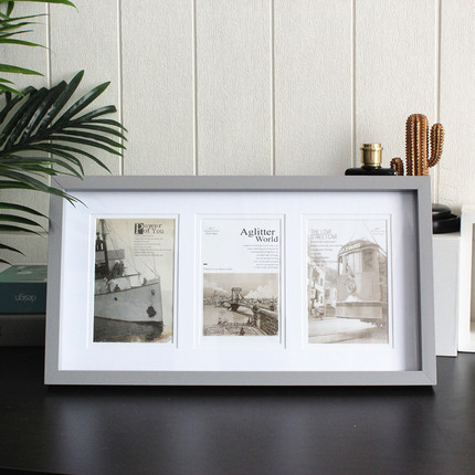 6寸7寸组合相框摆台创意双联三联组合照片婚纱写真影楼挂墙相片架