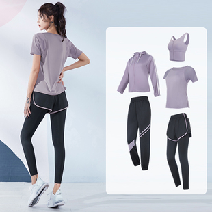 瑜伽服女2023新款时尚宽松显瘦运动衣健身房高级感晨跑步套装