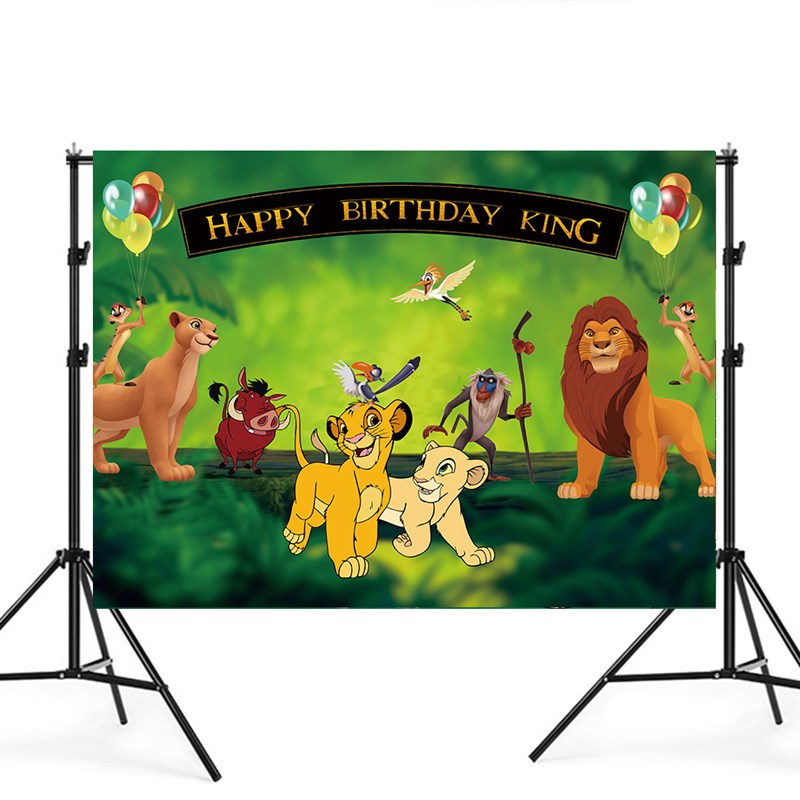 推荐The Lion King Simba Theme Birthday Decor Disposable Tabl 节庆用品/礼品 装饰灯 原图主图