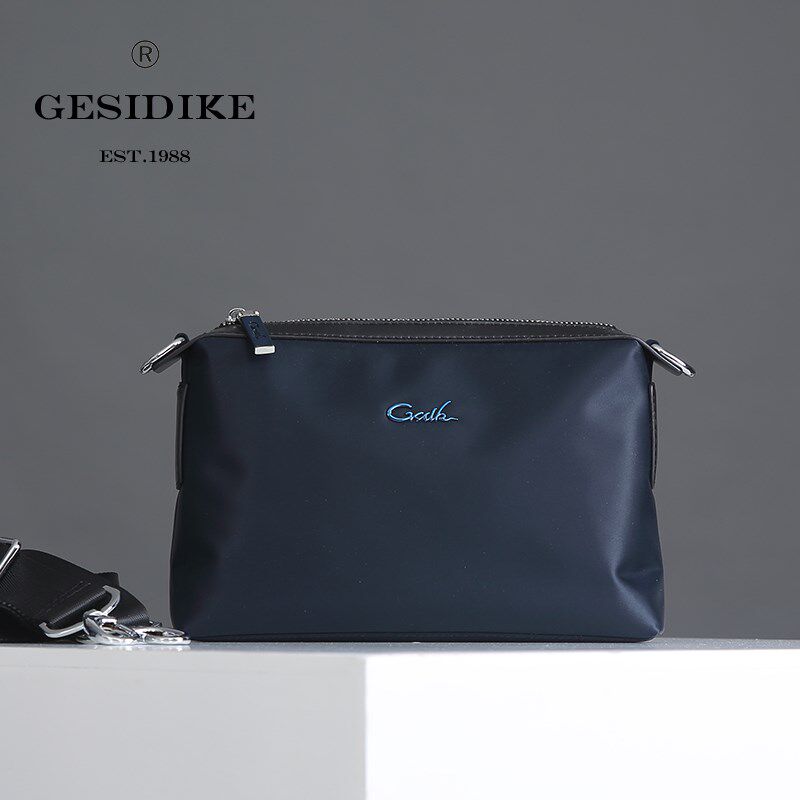 2023新款牛津布手包帆布男士手拿包帆布小单肩斜挎背包多功能两用