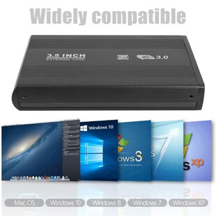 3.5 inch SATA to USB3.0 USB 2.0 HDD Box SSD Case Hard Disk