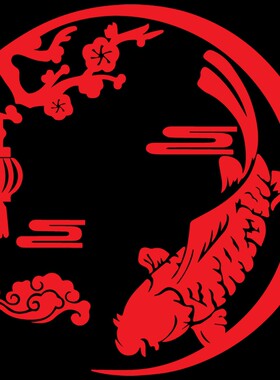 新年装饰布置2022福字墙面贴纸3dF立体墙贴客餐厅玄关房间背景自
