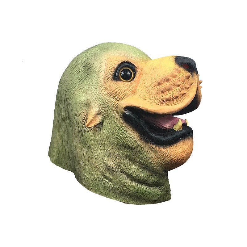 可爱海狗动物头套面具化妆舞会搞笑海狮头饰万圣S节日派对恶搞道