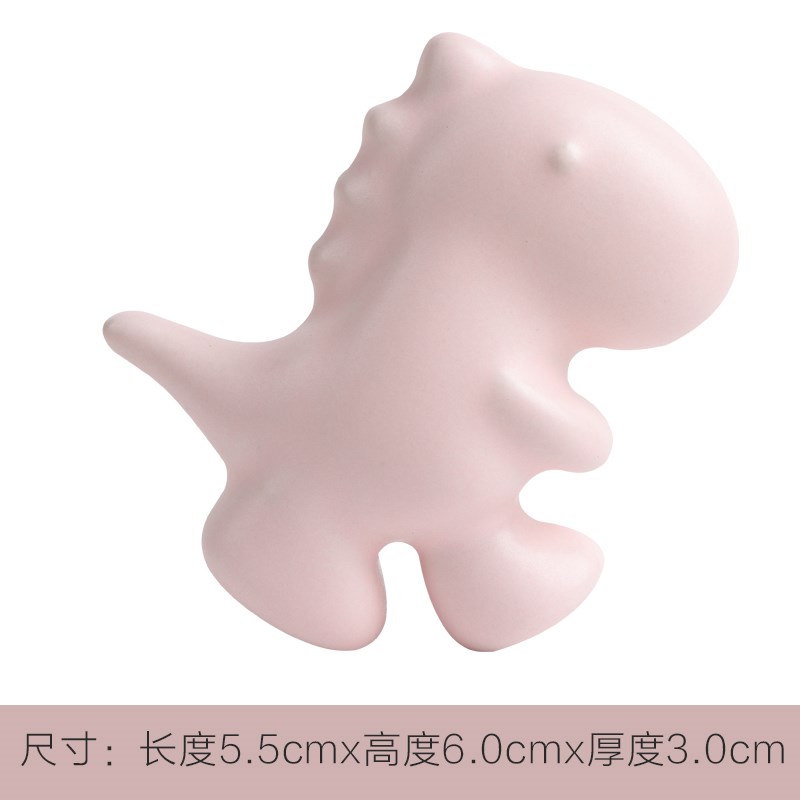 5V可爱动物女儿房拉手定 制衣柜门柜G子抽屉现代简约明装把手粉色