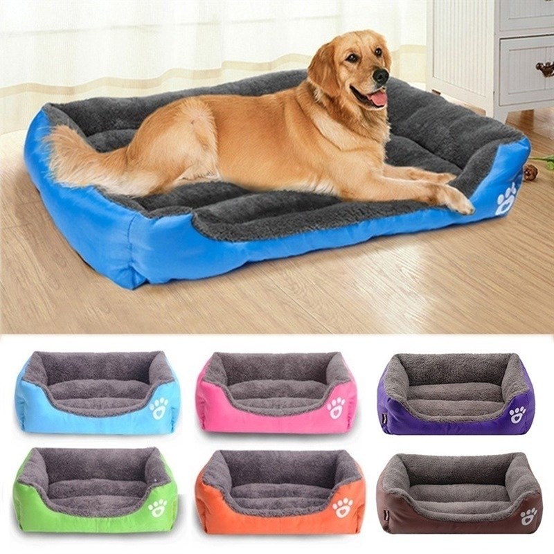 速发(S-3XL) Large Pet Cat Dog Bed 8Colors Warm Cozy Dog Hous