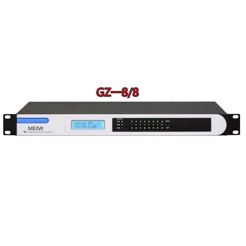 美咪8进8出16进16出数字矩阵音频处理器会议舞台数字音频矩阵