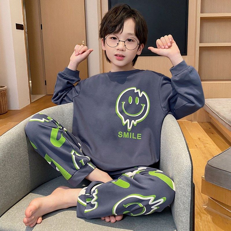 儿童睡衣秋季款2024新款男孩长袖薄款春秋男童大童家居服套装,童装/婴儿装/亲子装,家居服套装,淘宝优惠券,粉丝福利购,淘宝优惠卷