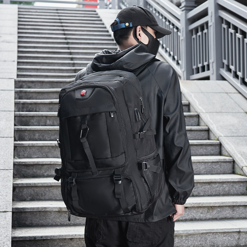 登山包大容量防水双肩包17寸电脑旅行包休闲户外运动背包学生书包,箱包皮具/热销女包/男包,双肩背包,淘宝优惠券,粉丝福利购,淘宝优惠卷