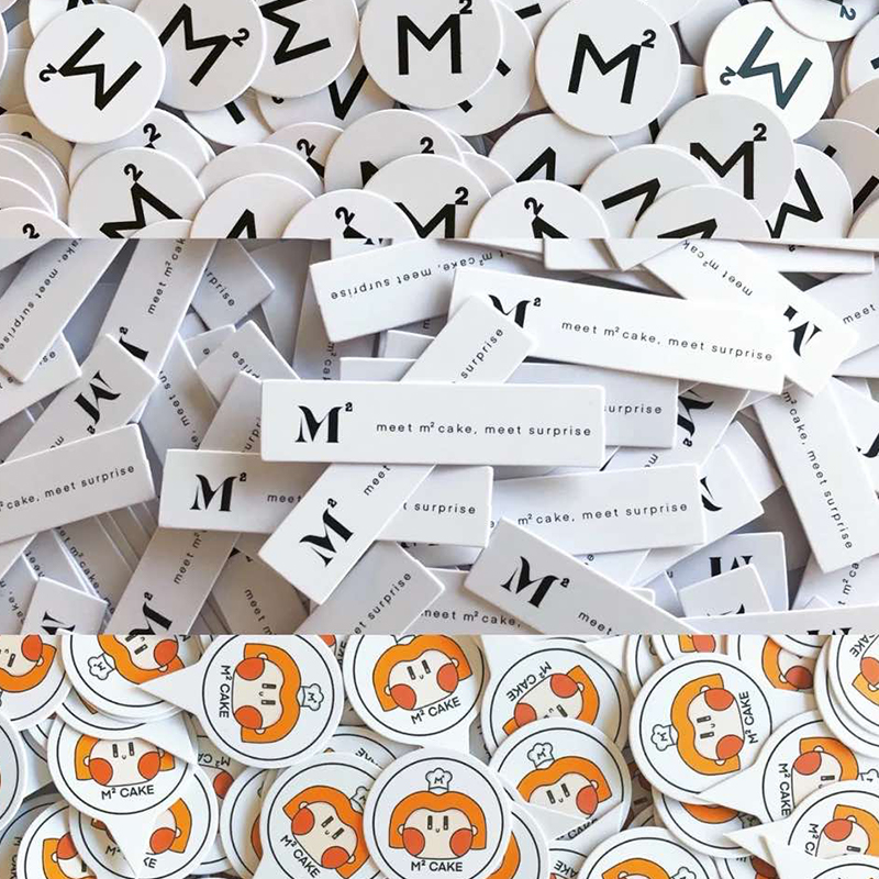 蛋糕店logo插牌定制纸杯甜品插排插片西点M插件小卡片烘焙插卡标