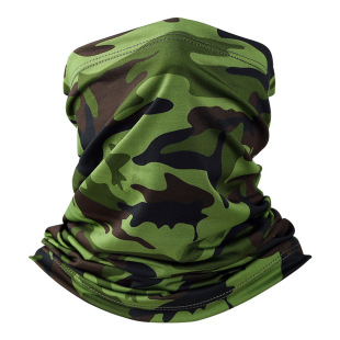 gaiter Bandana Neck 网红Breathable Wind Silk neck Cover Ice