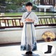 国学服超仙中国风唐装 儿童汉服男童春夏季 演出服 男孩古装 少爷秋季