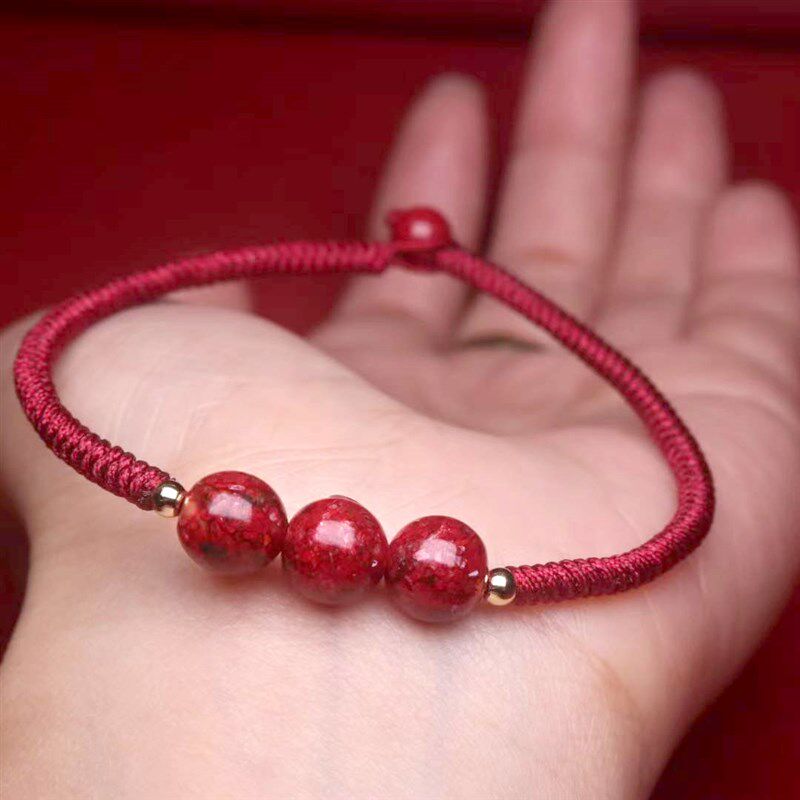 本命年红绳手链女朱砂原石晶体虎年属虎编织手绳男士手串情侣礼物,珠宝/钻石/翡翠,手饰,淘宝优惠券,粉丝福利购,淘宝优惠卷